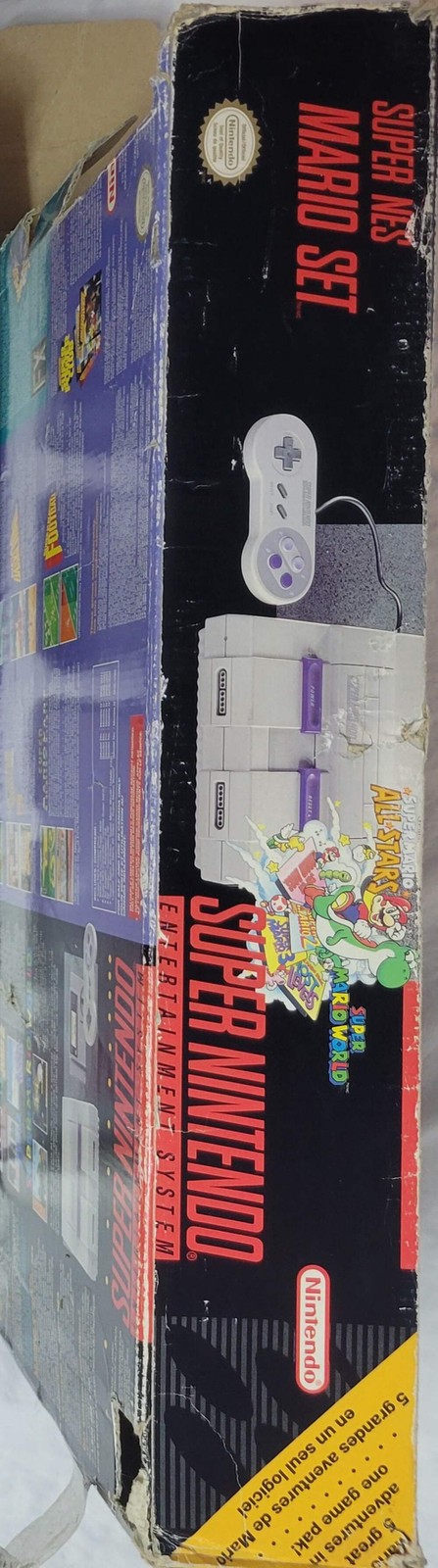 Super Nintendo ALL STARS EDITION Console – CIB FACTORY PLASTIC + 1 Controller