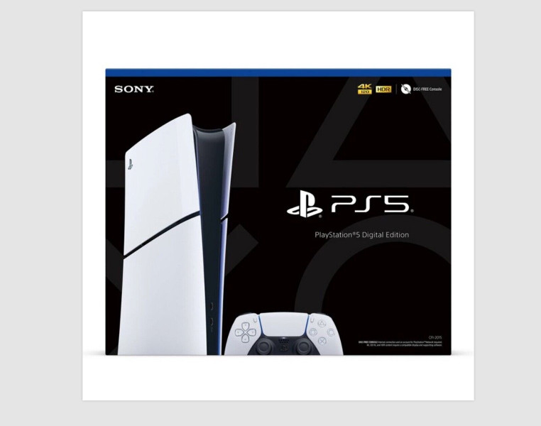 Sony PlayStation 5 Slim Console Digital Edition (White)