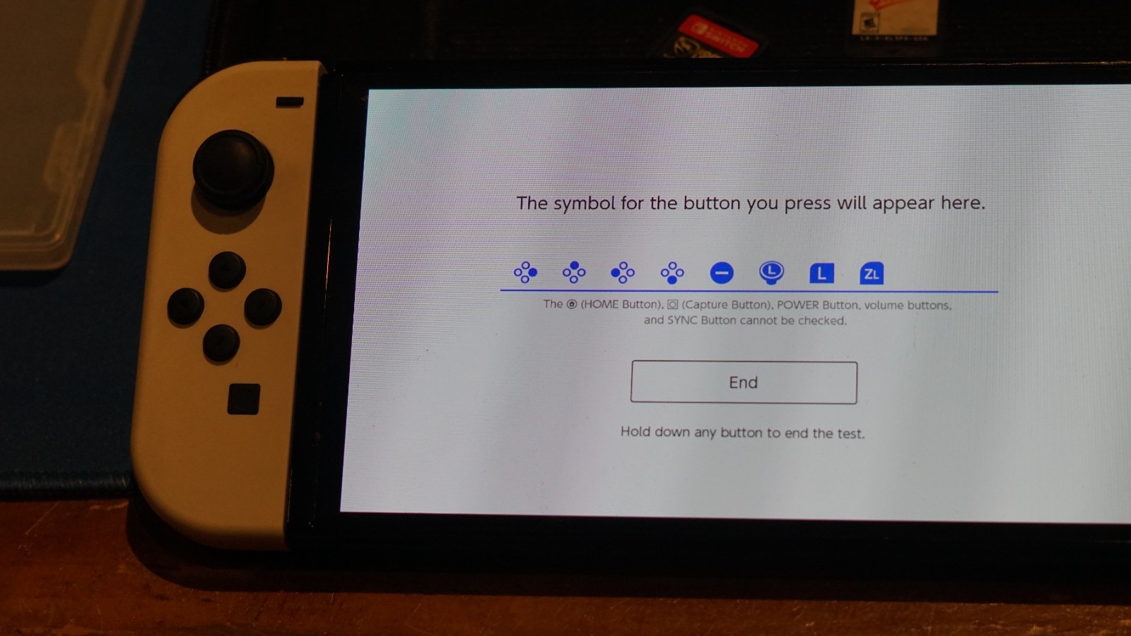 Nintendo Switch OLED Console with Case and 2 Games
