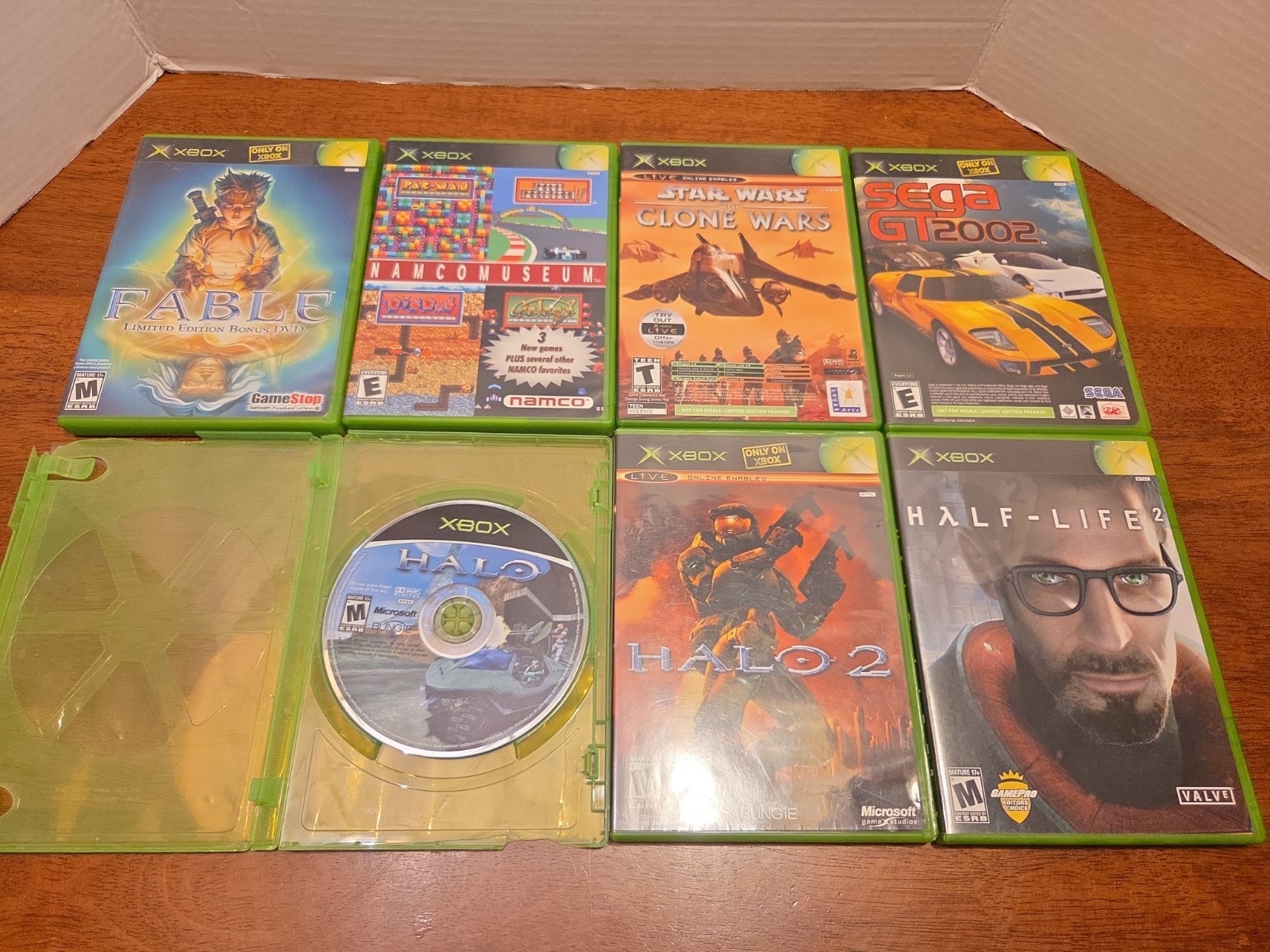 Microsoft Original Xbox Console Bundle, Halo 1&2 Half Life 2 & More Tested Works