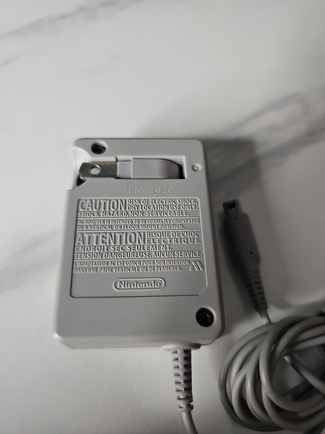 Nintendo WAP-002 3DS XL 3DS AC Adapter Charger Tested Authentic