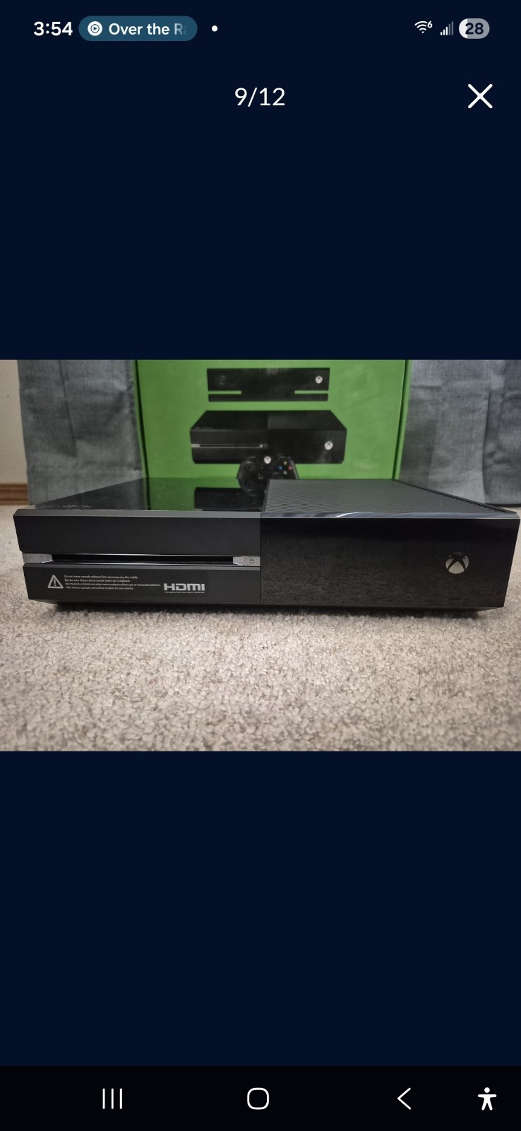 Microsoft Xbox One 1540 Black Console HDMI