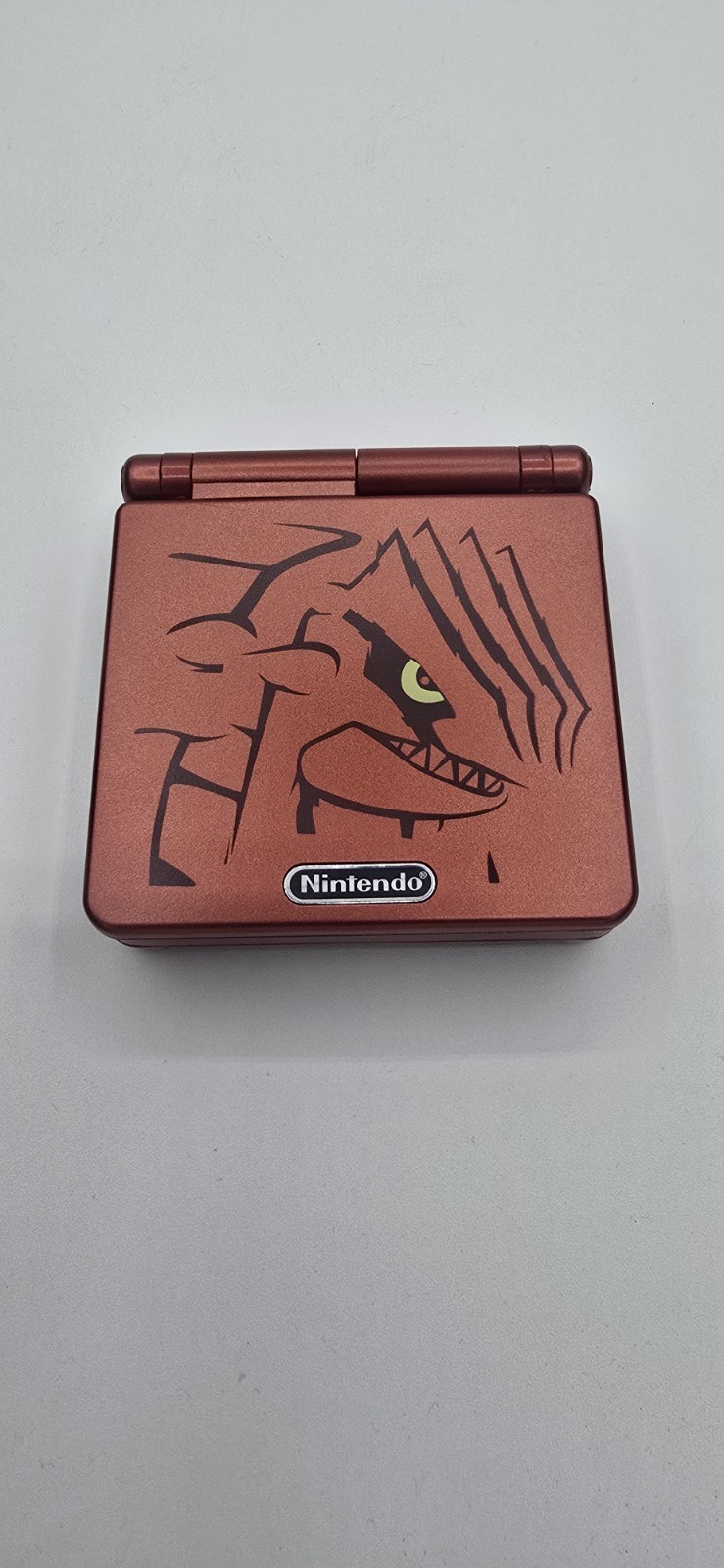 Nintendo Game Boy Advance SP AGS-001 Groudon (Reshell)