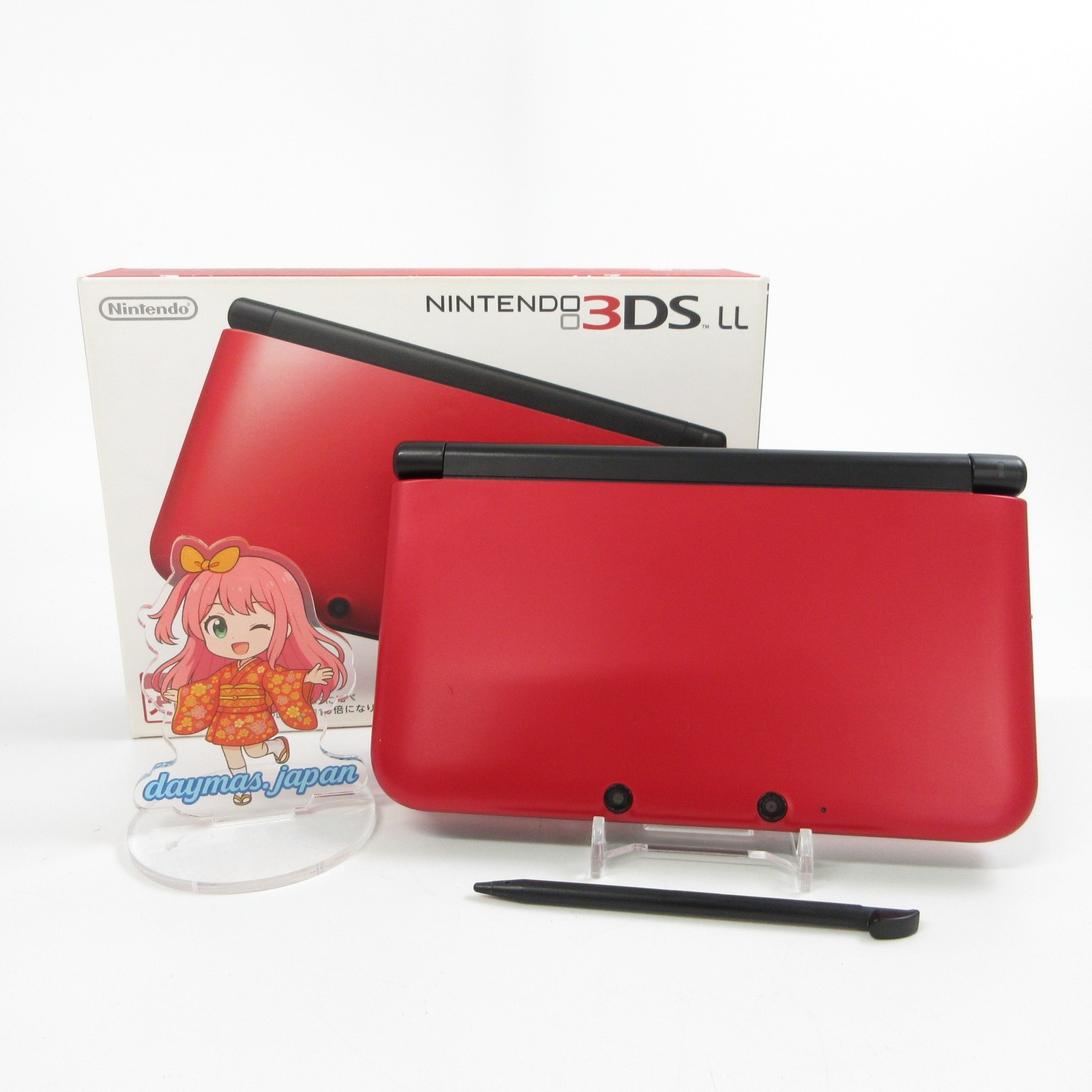 【Near Mint】Nintendo 3DS LL XL Red x Black Console Japanese Edition #DEN0525/16