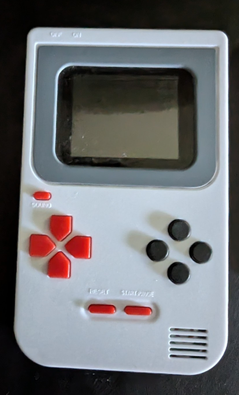 Handheld Video Game System–268 Games 2 Colors Available Grey & Red