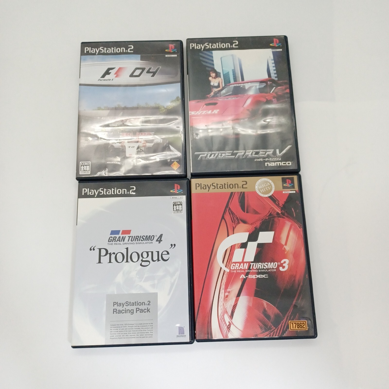 Sony Playstation 2 PS2 All Racing Games 4 pcs GT3 GT4 etc Japanese NTSC-J Tested