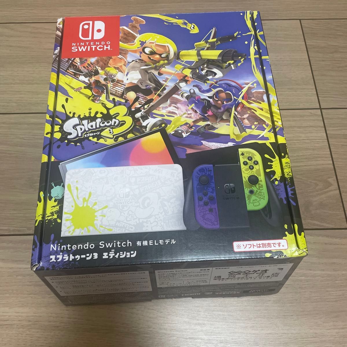 Nintendo Switch – OLED Model – Splatoon 3 Special Edition Console used good