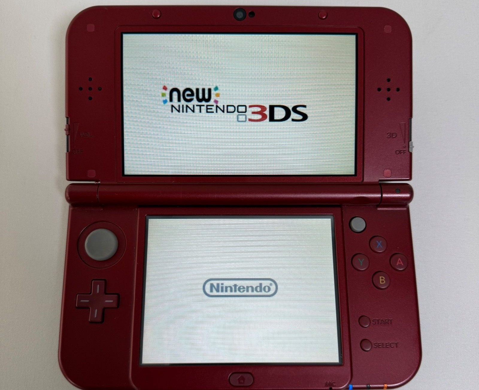 [Dual IPS] New Nintendo 3DS LL XL Console Metallic Red From Japan Tested