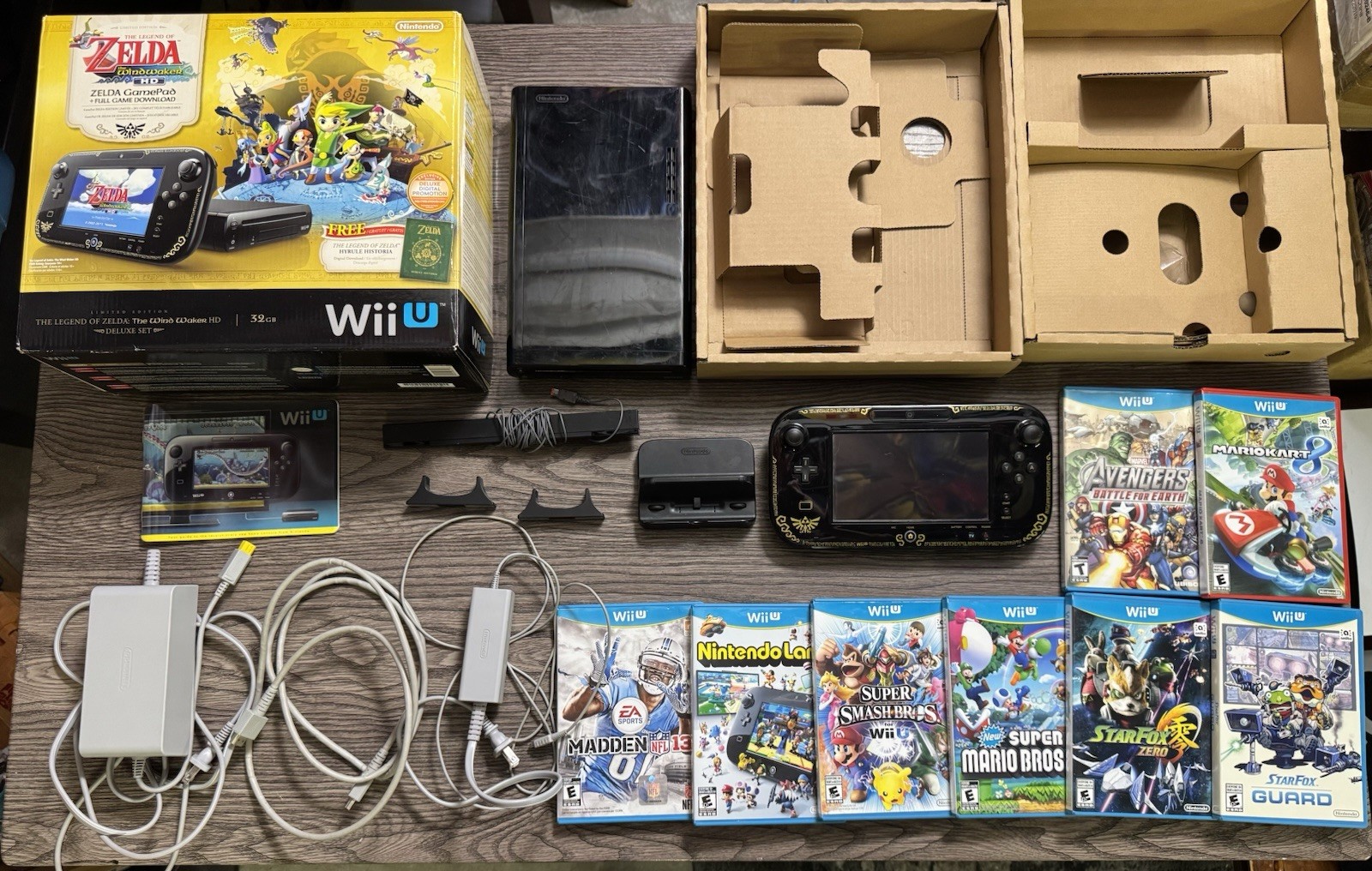 The Legend of Zelda Special Edition Nintendo Wii U Console Bundle The Wind Waker