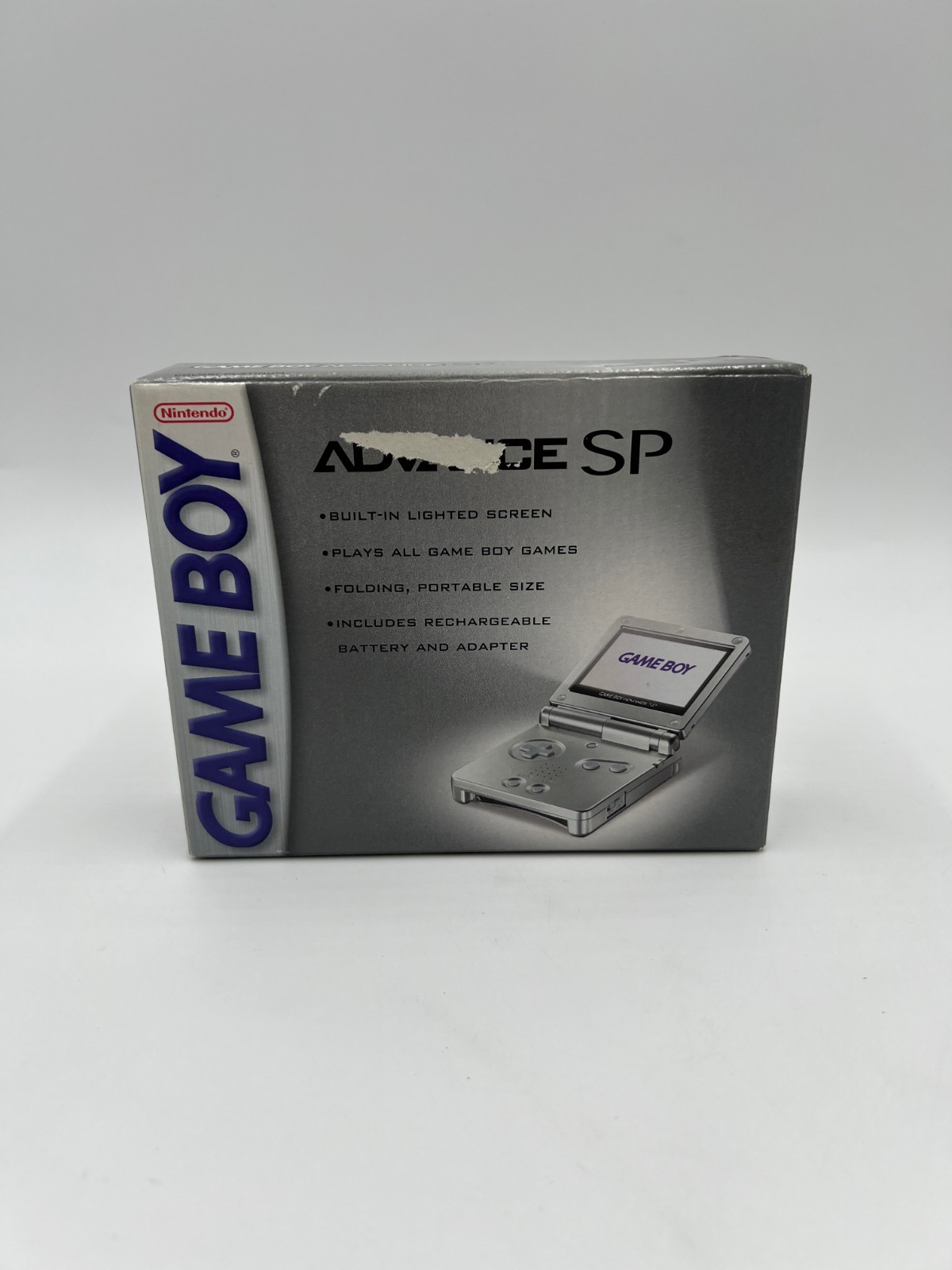 Nintendo Gameboy Advance SP Platinum Silver AGS-001 GBA Brand New