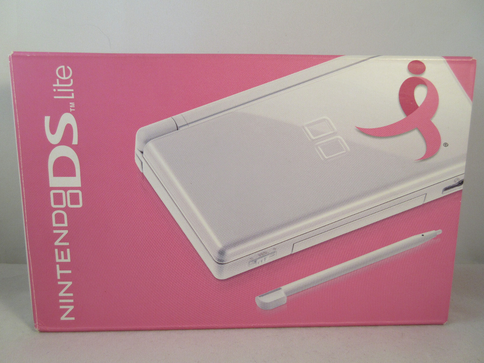 Nintendo DS Lite Pink Ribbon Polar White – Susan G Komen Breast Cancer – Rare