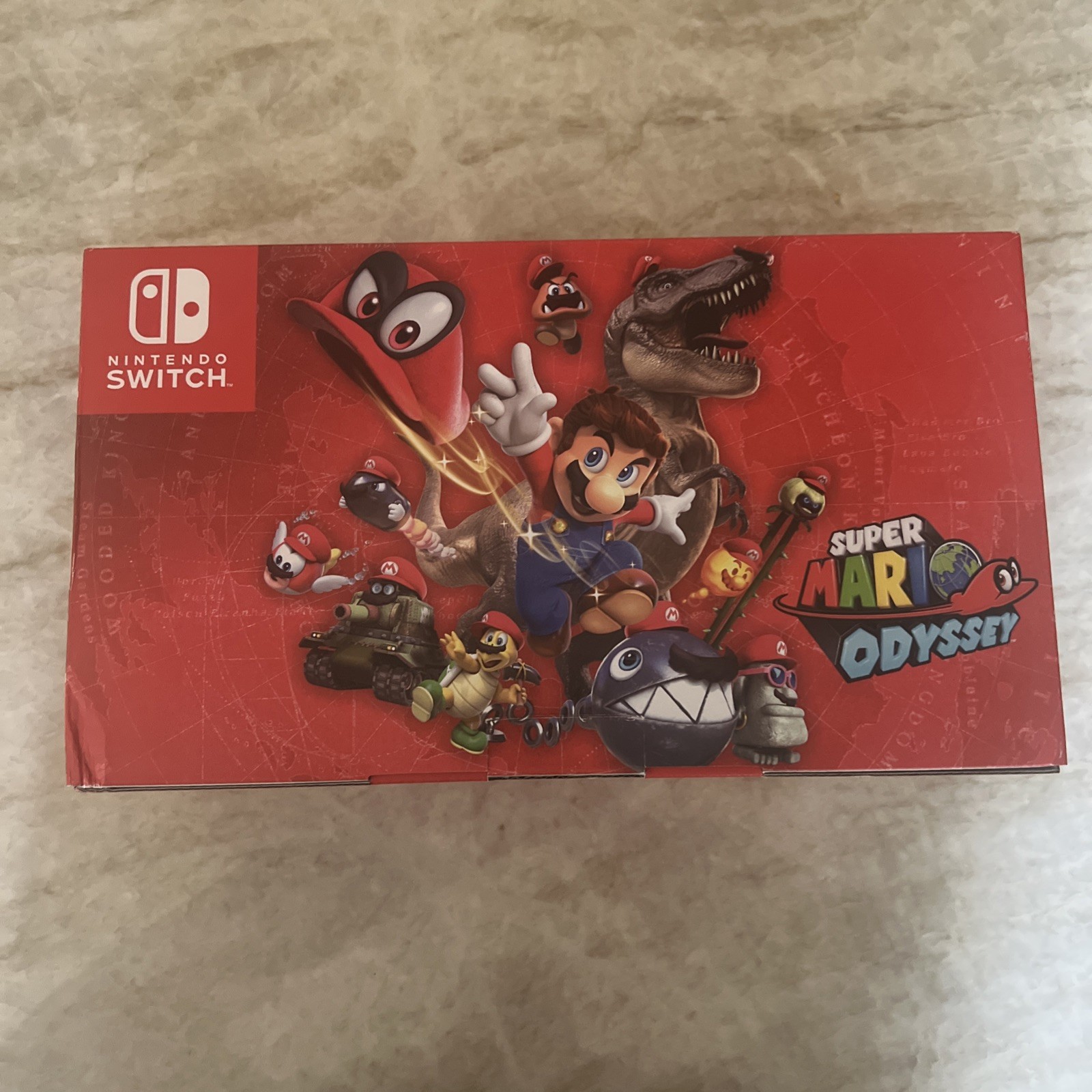 Nintendo Switch Super Mario Odyssey Edition (with Red Joy-Cons) 32GB Red Console