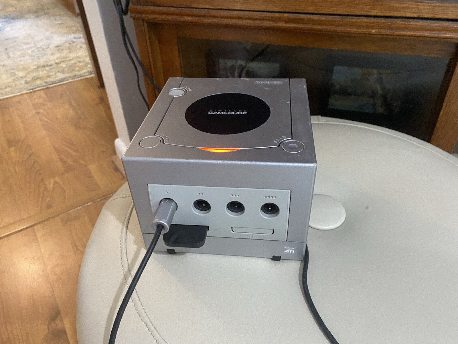 Nintendo GameCube Platinum Console OEM Controller AV Power 128MB Memory Card