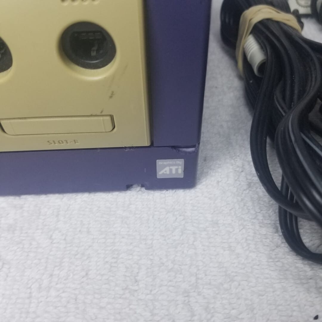 Nintendo GameCube Bundle / Model DOL-001 Indigo + 2 controllers + 5 games