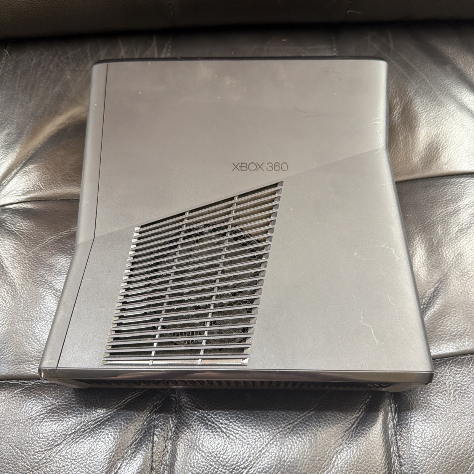 Microsoft Xbox 360 S Slim Black Matte Console 1439 System ONLY UNTESTED