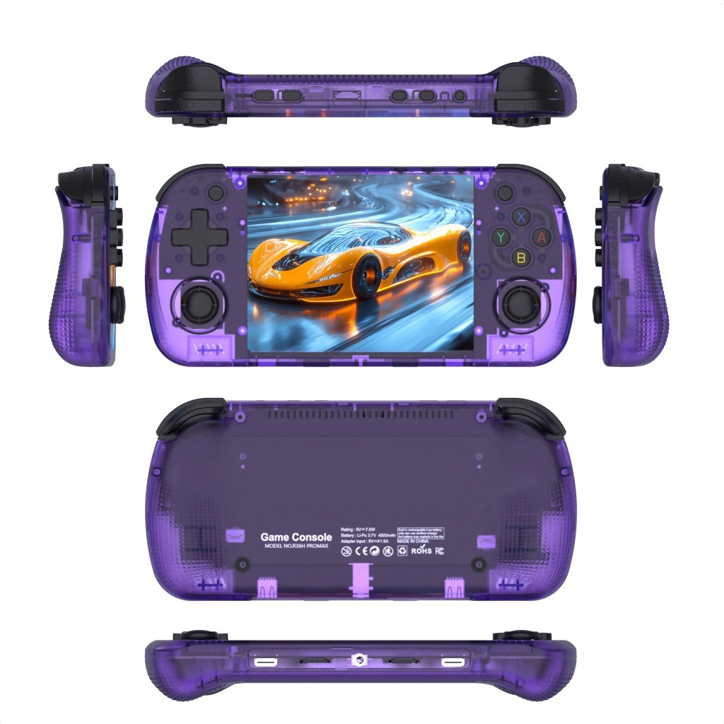 Wireless Two Player Game Console R36H Pro Max Support Two Player Battle 4.2 Inch
