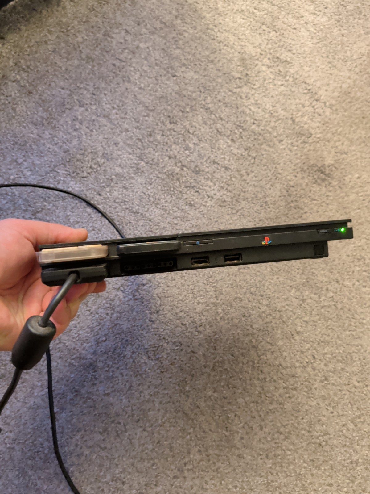 PlayStation 2 Slim Console – Black Comes With A Random Game As Well Bundle