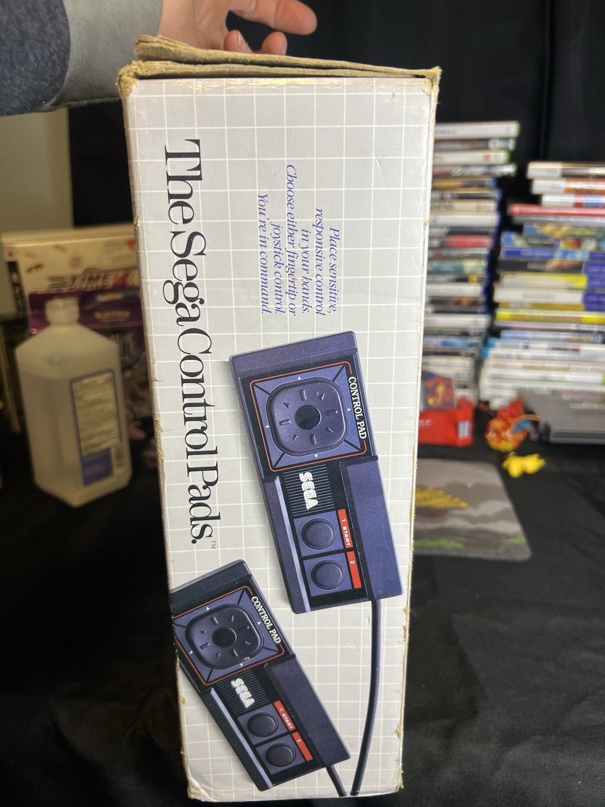 The Sega Base System Console Near Complete With F-16 Fighting Falcon, Hang on