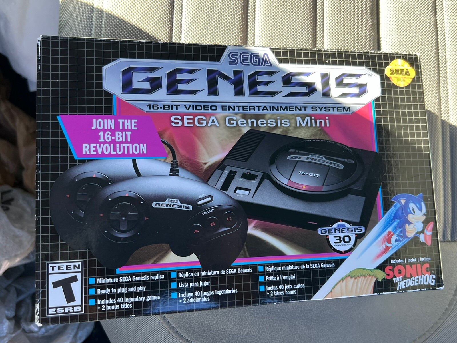 SEGA Genesis Classic Mini Console With 40 Games New Open Box
