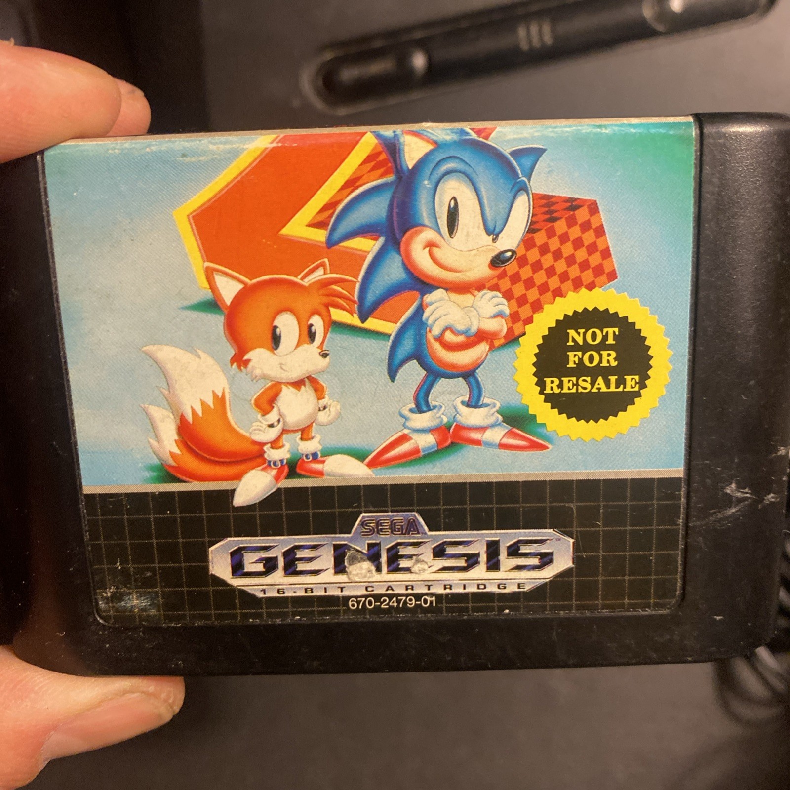 Original OEM Sega Genesis System Model 2 Console Complete w/ Sonic Bundle Tested