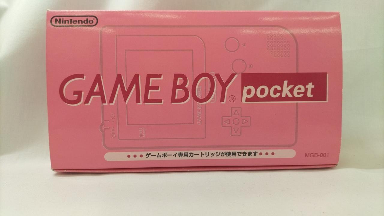 Nintendo Game Boy Pocket MGB-001 Pink Handheld Japan Retro Game Console Vintage