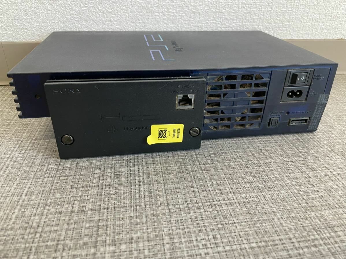 Playstation 2 Midnight Blue BB Pack PS2 SCPH-50000MB/NH Console with cable,contr