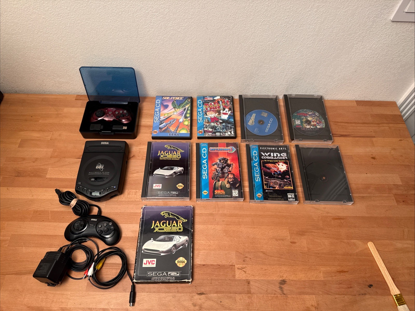 Sega Cdx Tested Working With Two Controllers 7 Games And Cables