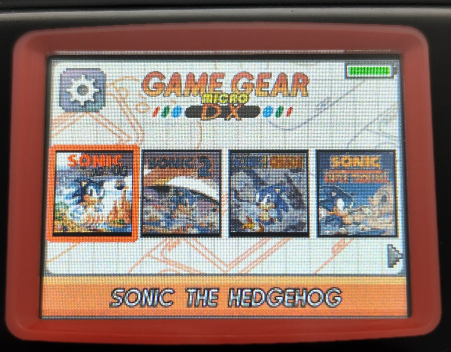 SEGA Game Gear Micro DX Red – COMPLETE CIB Tested & Cleaned – 42 Games W/ Video!