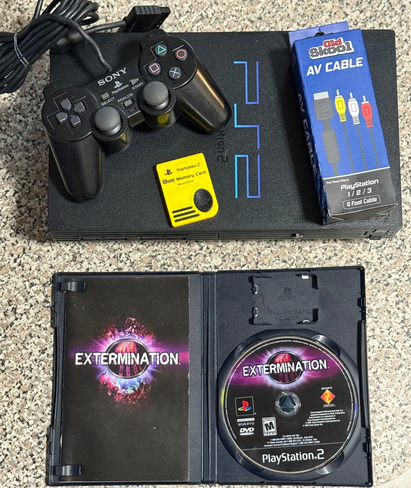 Sony playstation 2 with one game + controller Adult Own. Very Clean