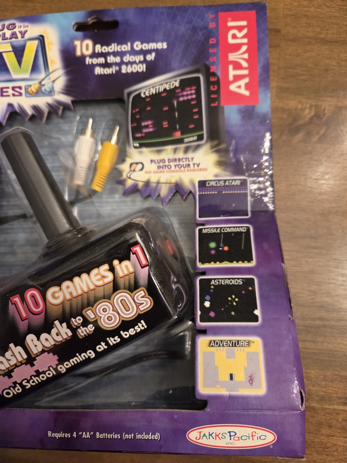 ATARI 2004 FLASH BACK 10 GAMES IN 1 PLUG N PLAY VIDEO TV GAME BRAND NEW SEALED