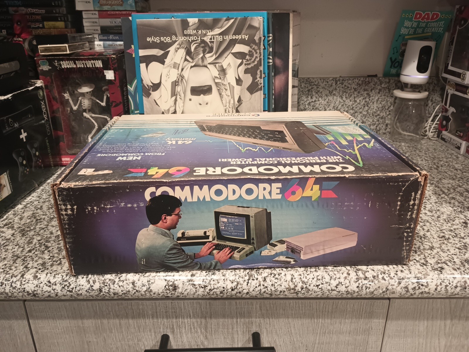 Commodore 64 Computer Original Box No Cords No Control