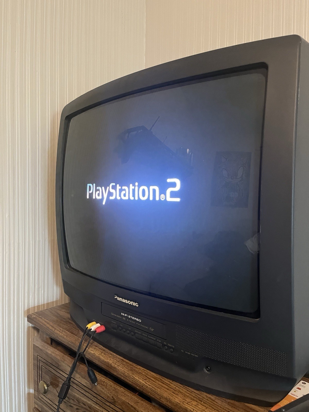 Sony PlayStation 2 Console SCPH-30001 Black With AV/Power Cables Tested Working