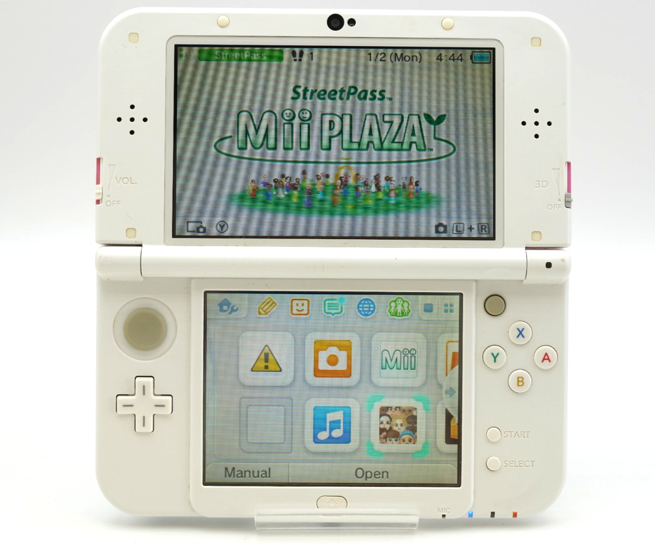 [Region Free] New Nintendo 3DS XL LL Console Pink White [Bottom IPS] English #02