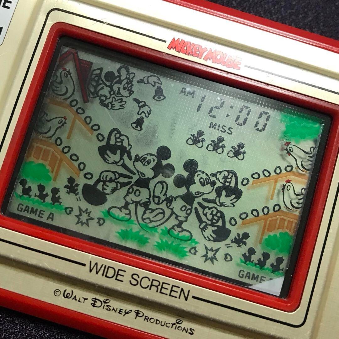 Nintendo Game & Watch Mickey Mouse 1981 Vintage 　fully Tested Good　USED