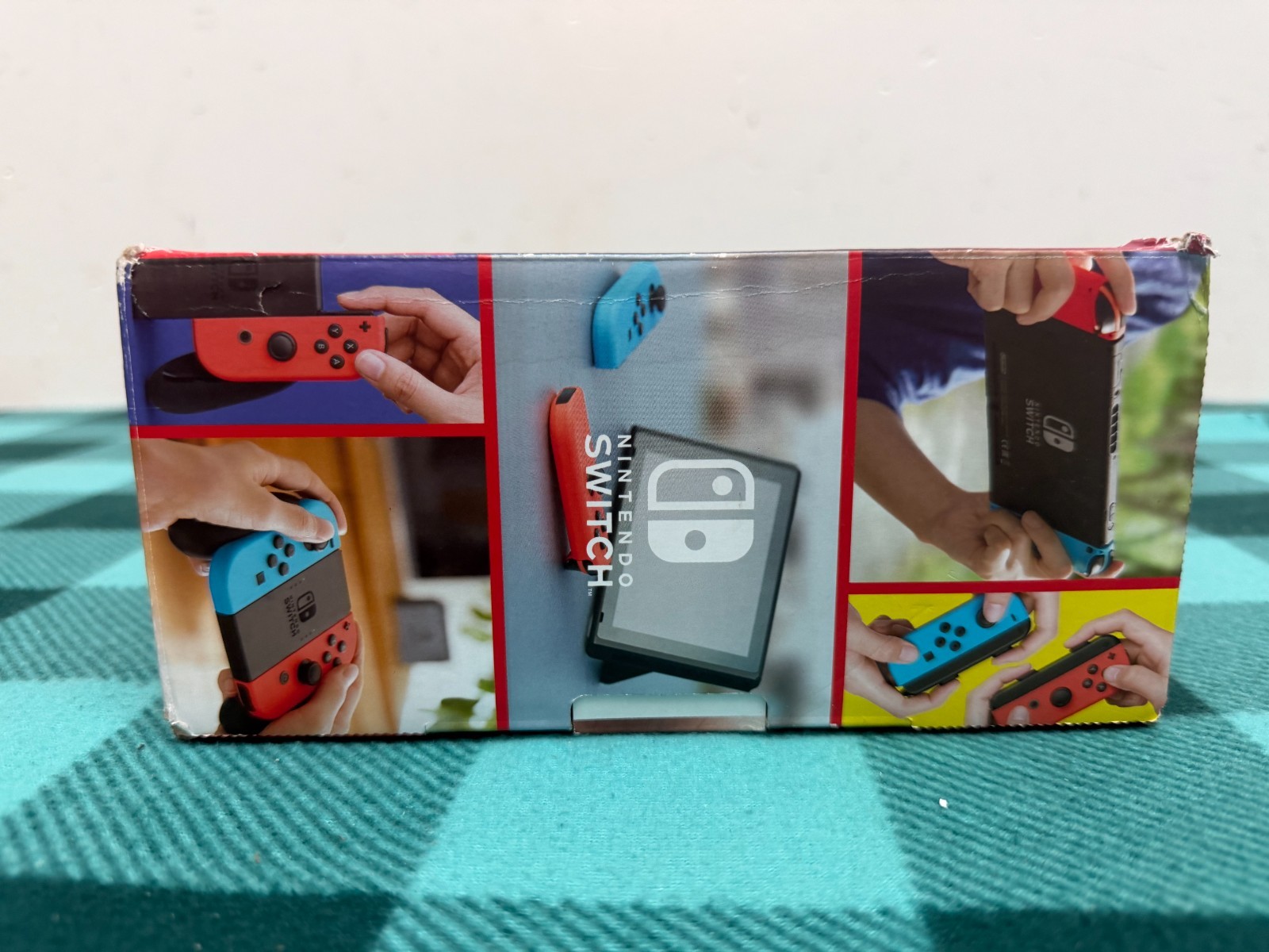 Nintendo Switch with Neon Blue and Neon Red Joy-Con (HAC-001-01; JAPAN)