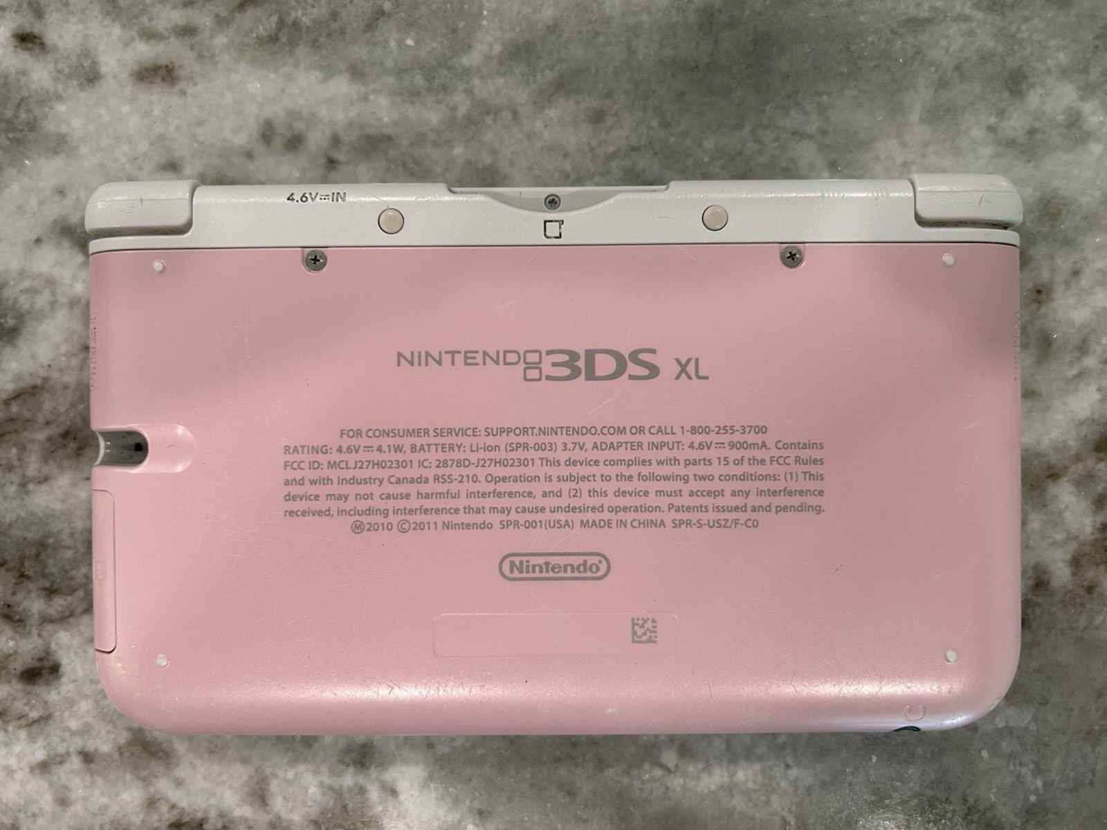 Nintendo 3DS XL Pink Console with Games Tested Working