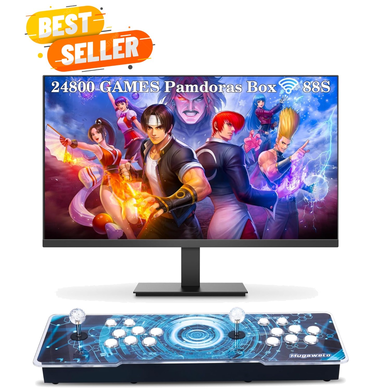 Pandora’s Box 88S Retro Game Console with WiFi, 36800 Built-in Games, HDMI 72…
