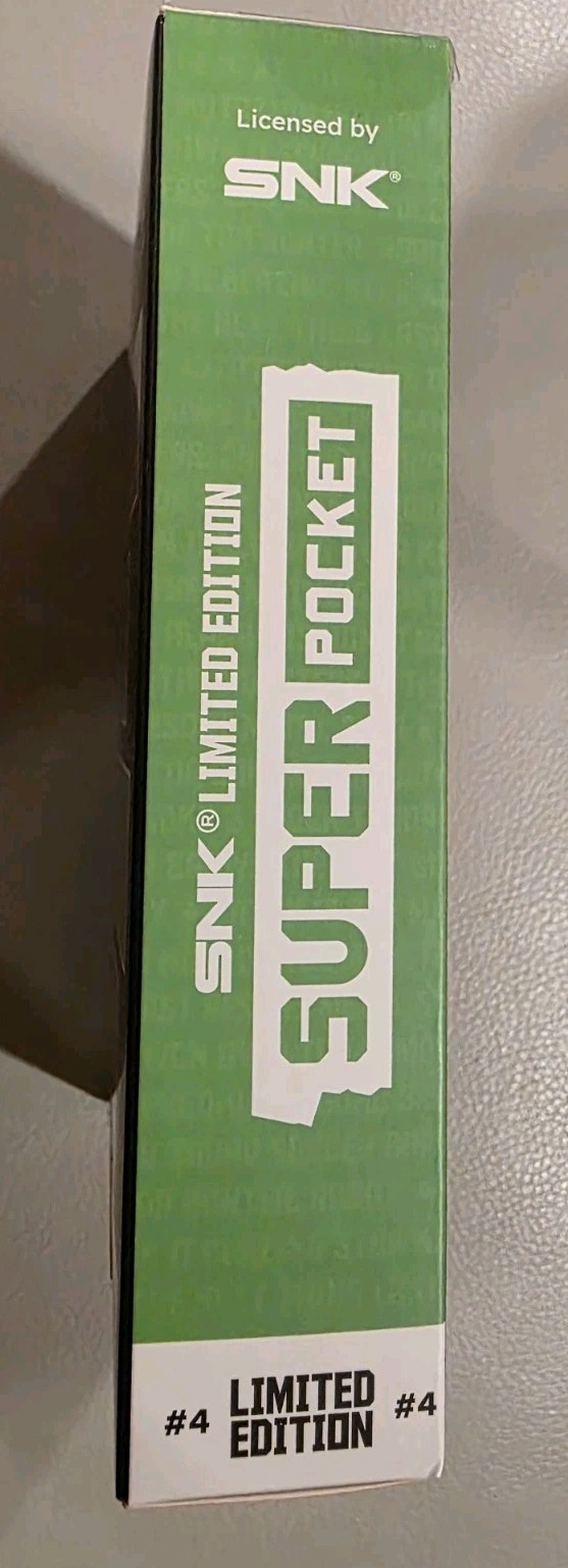 HyperMegaTech Evercade Super Pocket Neogeo MVS Limited Edition Sealed