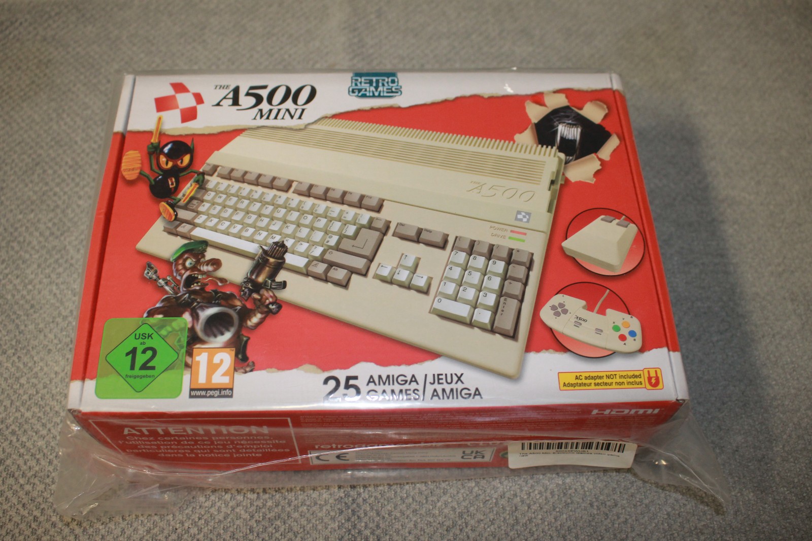 FACTORY SEALED The Amiga A500 Mini RETRO MICRO Computer CONSOLE COLLECTABLE
