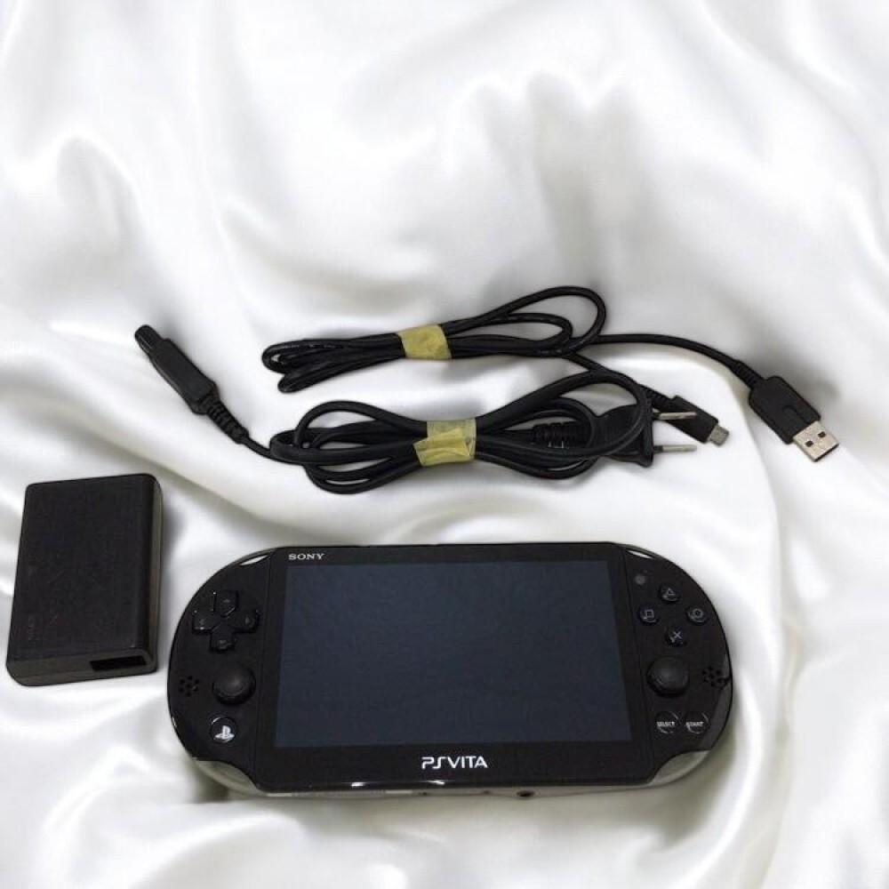 PS Vita Khaki Black PCH 2000 Slim Console Charger PSV Used