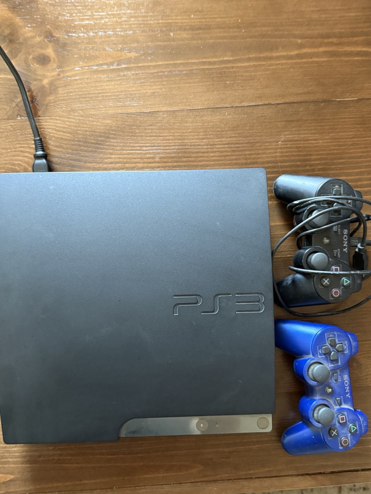 sony playstation 3 ps3 slim console cech-2501a With 2 Controllers