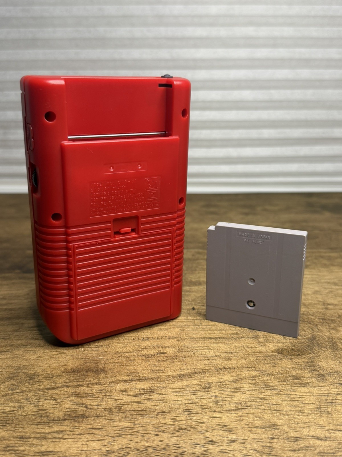 Original Nintendo Gameboy Console System Custom Red & Dr Mario! Great Condition!