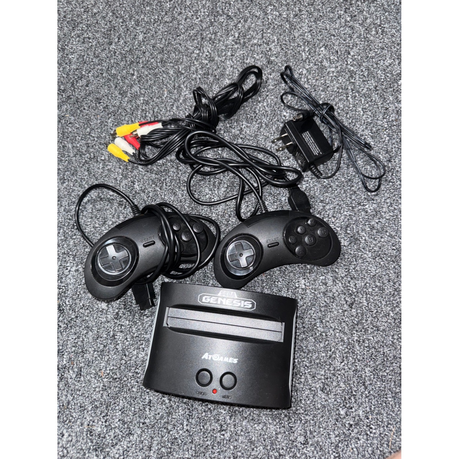 Sega Genesis Classic Game Console AtGames Retro 16Bit System 2 Controllers AV AC