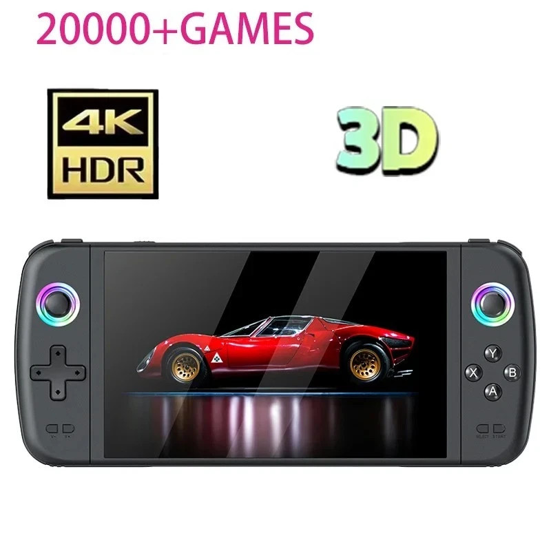 2026 New Upgraded M27 Retro Handheld Game Console, 128GB Mini Video Game