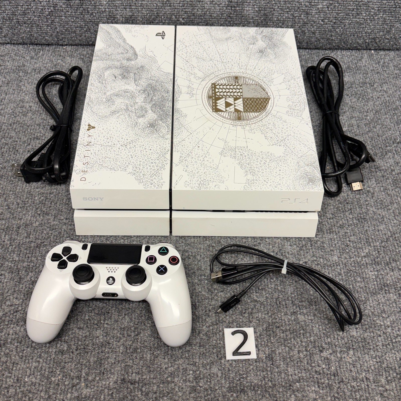 Playstation 4 500GB Destiny Taken King Console Bundle w/ Controller & Cables