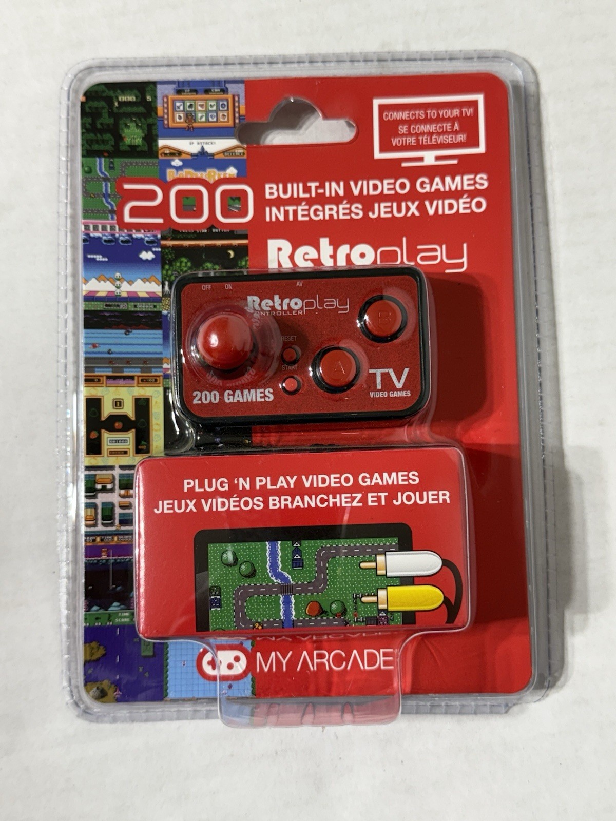 NEW RetroPlay Video Controller 200 Built In Games Plug & Play to Any TV/ Monitor