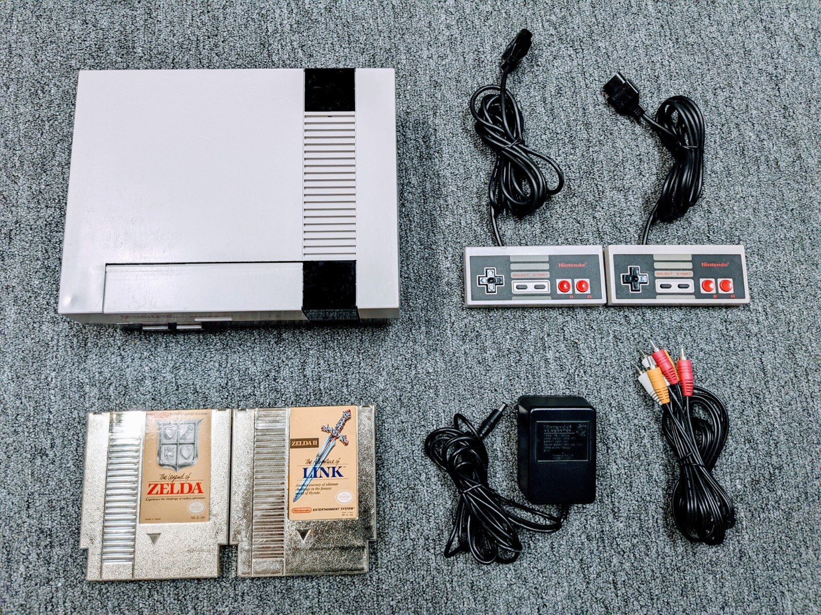 Nintendo Entertainment System NES Original Zelda I & II Set New 72 Pin!