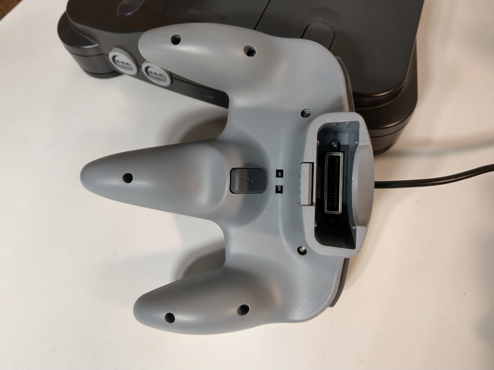 Nintendo 64 Console System – Charcoal Black w/Power & AV, Controller, Working