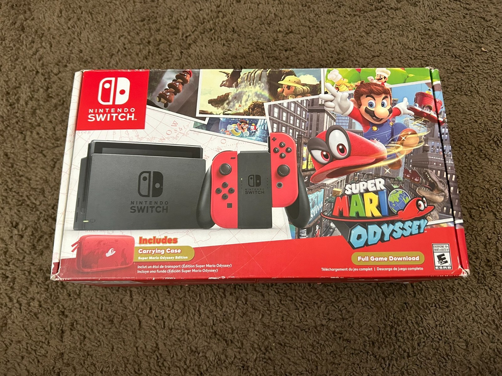 NEW Nintendo Switch Super Mario Odyssey Edition System Console Red