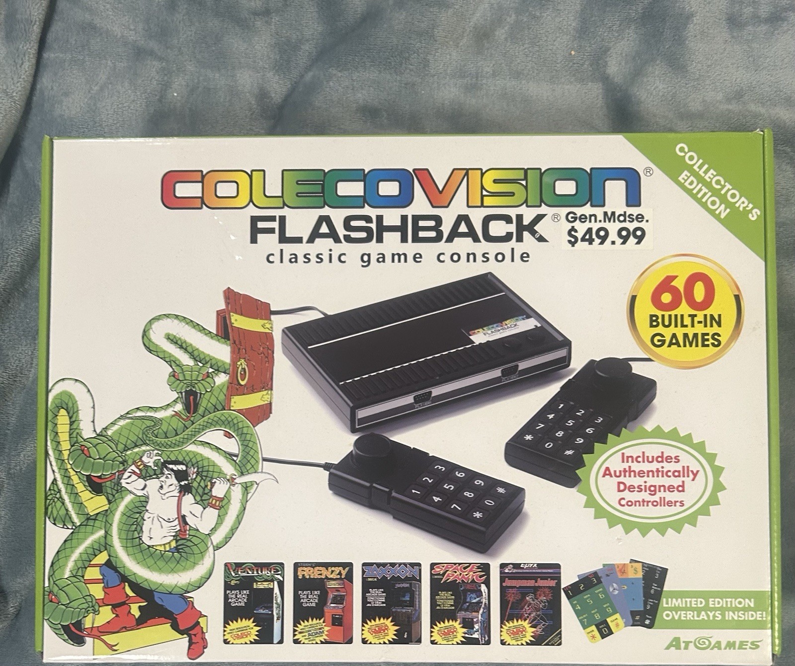 Colecovision Flashback Classic Game Console. 60 Games. ATGames CV450 Collector’s
